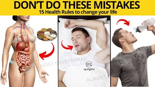 15 Health Rules to Change your Life (Tamil) | Simple Healthy Habits | almost everything