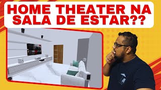 Home theater na sala de estar - dicas e orientações sobre como fazer.