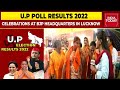 India Today Reports From BJP Headquarter In Lucknow As Leaders & Workers Celebrate U.P Election Win