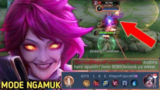 EUDORA DIKATAIN HERO GOBLOK! LANGSUNG LOCK PHARSA SAMPAI EMOSI - MOBILE LEGENDS