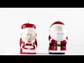 Christmas Candle Set Mr & Mrs Santa Claus Candles Tabletop Décor for Parties & Other Special Events