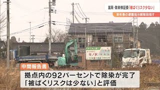 富岡・除染検証委「被ばくリスク少ない」