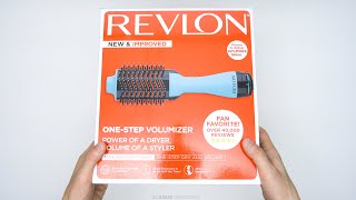 REVLON One-Step Hair Dryer And Volumizer Hot Air Brush Unboxing