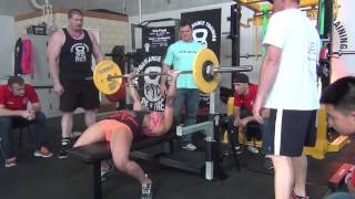 Erin Fruet Bench Attempt 1 - 60kg @ 65.8kg - Twilight Bench Comp.