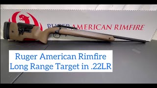 Ruger American Rimfire Long Range Target .22LR 24\