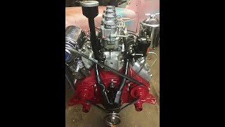 1946 Ford 265 CID Flathead V8 ACTUAL Drag Race Engine test running