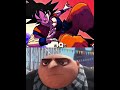 GRU VS GOKU #ANIME #ILLUMINATION #DM #DBZ