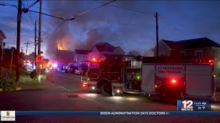 Fire damages apartment building in Clarksburg