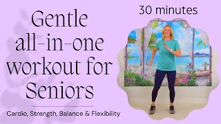 Gentle Low Impact All-in-One Exercises for Seniors | 30 min | No equipment needed