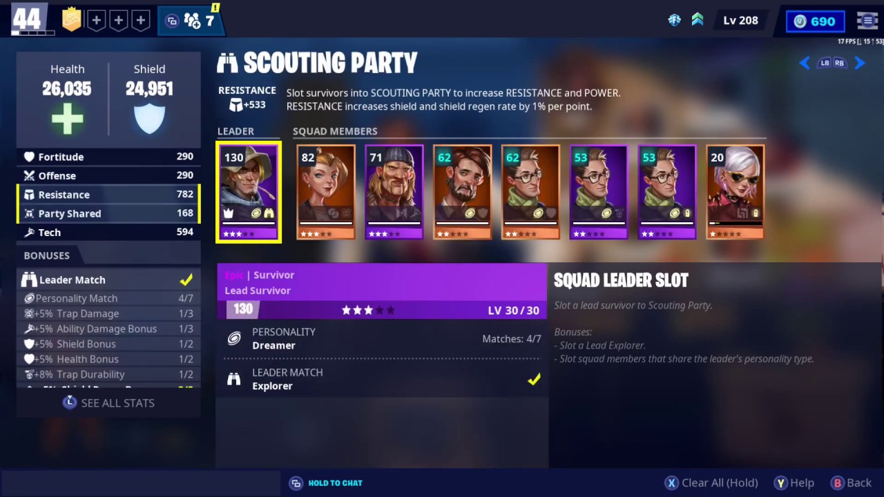 Fortnite Save The World - ULTIMATE SURVIVOR SQUAD GUIDE - YouTube