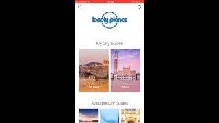 The Lonely Planet travel apps