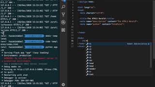 Flask 3 Introduction to Jinja in Flask