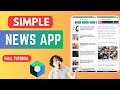 1 News App | Jetpack Compose 🔥 | Android Studio Tutorial | 2024