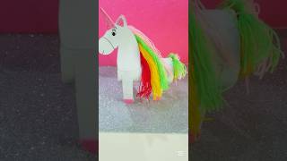 Fold cut and Create | fun Unicorn Paper Craft #diy #unicorn #shorts