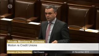 Dara Calleary TD - Motion re Credit Unions