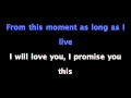 From This Moment - Shania Twain Ft. Bryan White - KARAOKE SING ALONG with Lyrics