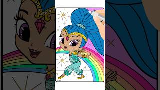 Shimmer and Shine Coloring Page #coloring #shimmerandshine