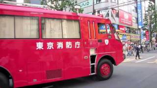 東京消防庁神田SC（指揮統制車）。Command control car of Kanda fire department.