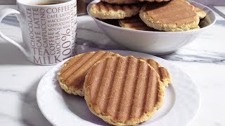 Crispy Galette Biscuits (from sandwich toaster)