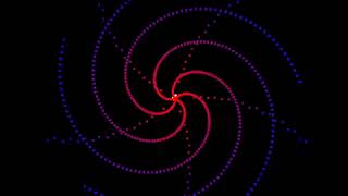 Radix Base 10 (LSD), Reversed Inputs - Swirl Dots