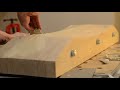 A wooden mold for make skateboards