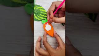 Carrot 🥕🥕 Carrots making video 📸 Clay craft ideas #claycraftidea #carrots #claycarrot