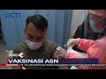 Vaksinasi ASN di Puskesmas Cempaka Putih, Sejumlah ASN Phobia Jarum Suntik - SIP 11/03