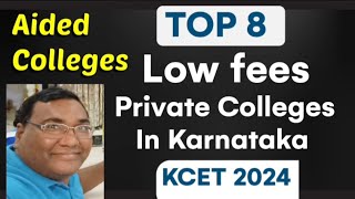 KCET Option entry 2024|Top engineering colleges in Bangalore|Aided colleges| Karnataka|Kcet colleges