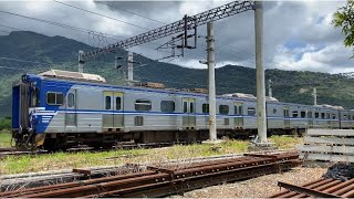 EMU500區間車4521次（台東線 往花蓮）萬榮站出站（魚尾鈑聲雙聲道、遠方鳴笛一聲）