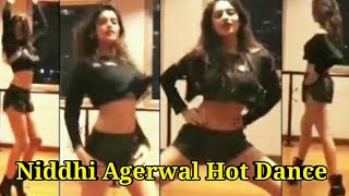 Niddhi Agerwal Hot Dance Practice|Mr Majnu Telugu Movie Actress