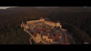 Cetatea Rasnov 4k Brasov, Romania ( DRONE LANDSCAPES )