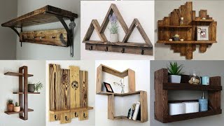 100+ Easy DIY Wooden Wall shelves Ideas