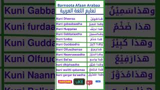 Barnoota Afaan Arabaa