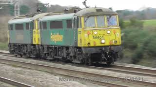 (HD) Freightliner Class 86s Farewell Video 1965/66 To 2021 An very sad end. 😭😭