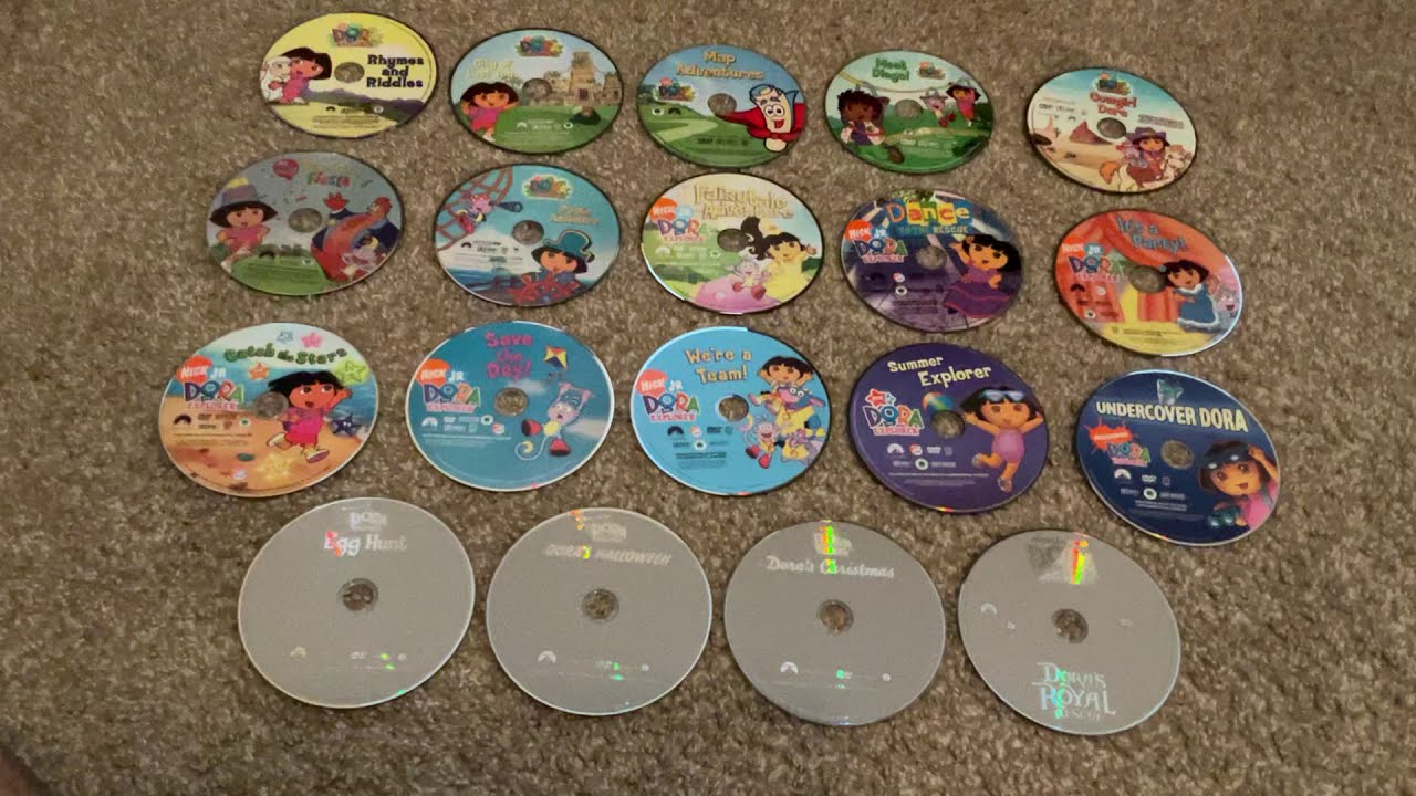 My Dora The Explorer DVD Collection Disc Label (March 2021 Edition ...