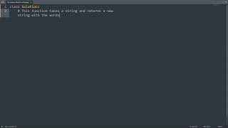 Leetcode 151. Reverse Words in a String in Python | Python Leetcode | Python Coding Tutorial | ASMR
