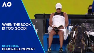 Naomi Osaka Reads Her Book Mid-Match! | Australian Open 2024
