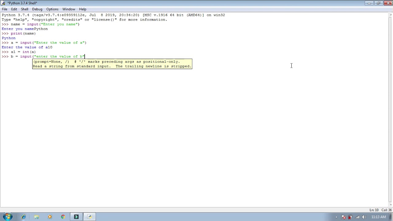 6 User Input Type Casting Youtube