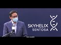 skyhelix sentosa singapore media launch video