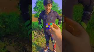Rubik's cube solve with skating Challenge ⛸️ #shorts