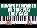 HOW TO PLAY: ALWAYS REMEMBER US THIS WAY - LADY GAGA