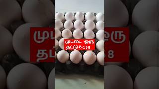 24-1-25- ஒரு தட்டு முட்டை ₹-158- ரூபாய்