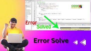 How to Solve codeblocks Environment Error || Codeblocks Problem solution