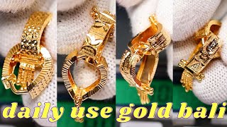 gold bali designs for daily use with price // gold bali design