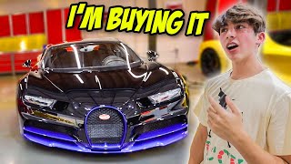 The Richest Kid In America Took Me Car Shopping... *Bugatti Chiron*