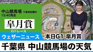 本日G1 皐月賞／千葉県中山競馬場の天気