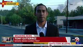 Entire Village of Ruidoso evacuated due to fast-moving wildfire