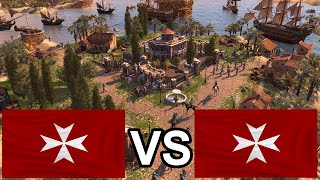 DARE to play a MALTESE MIRROR vs. Aizamk!😈😱 [Age of Empires 3: Definitive Edition]