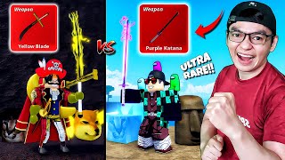 WOW!! Yellow Blade VS Purple Blade, Mana Lebih Kuat? 🗿🔥🗿 || Meme Sea Indonesia