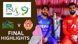 Final Highlights | Islamabad United vs Multan Sultans | Match 34 | HBL PSL 9 | M1Z2U